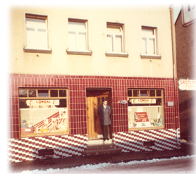 Salon in der Haupfstra�e bis 1969